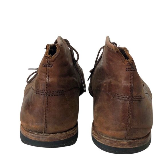 Timberland Mens 12 Wodehouse Lost History Chukka Boots Burnished Dark Brown